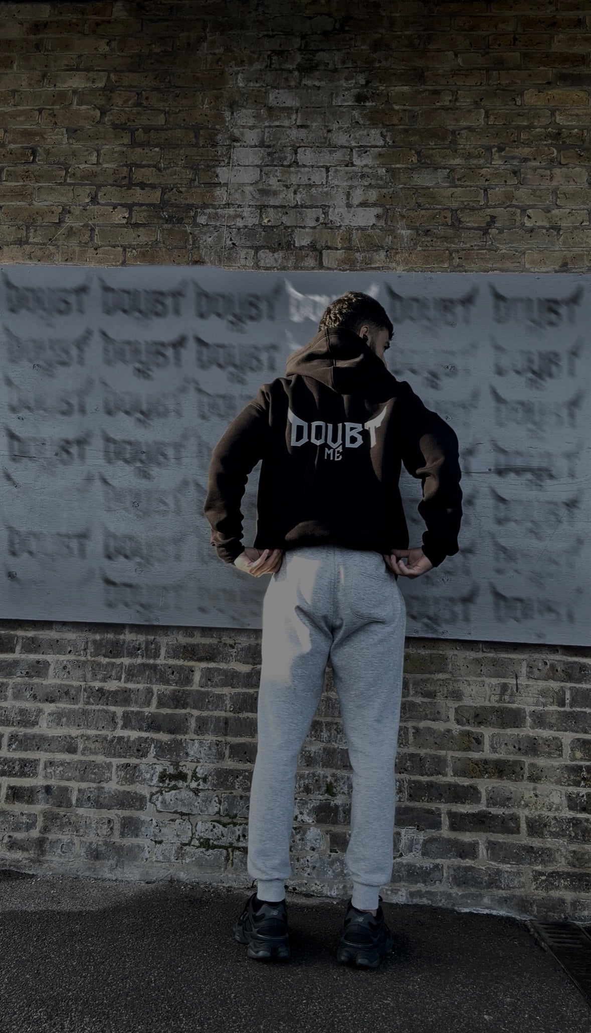 Oversized Dark Doubt Hoodie