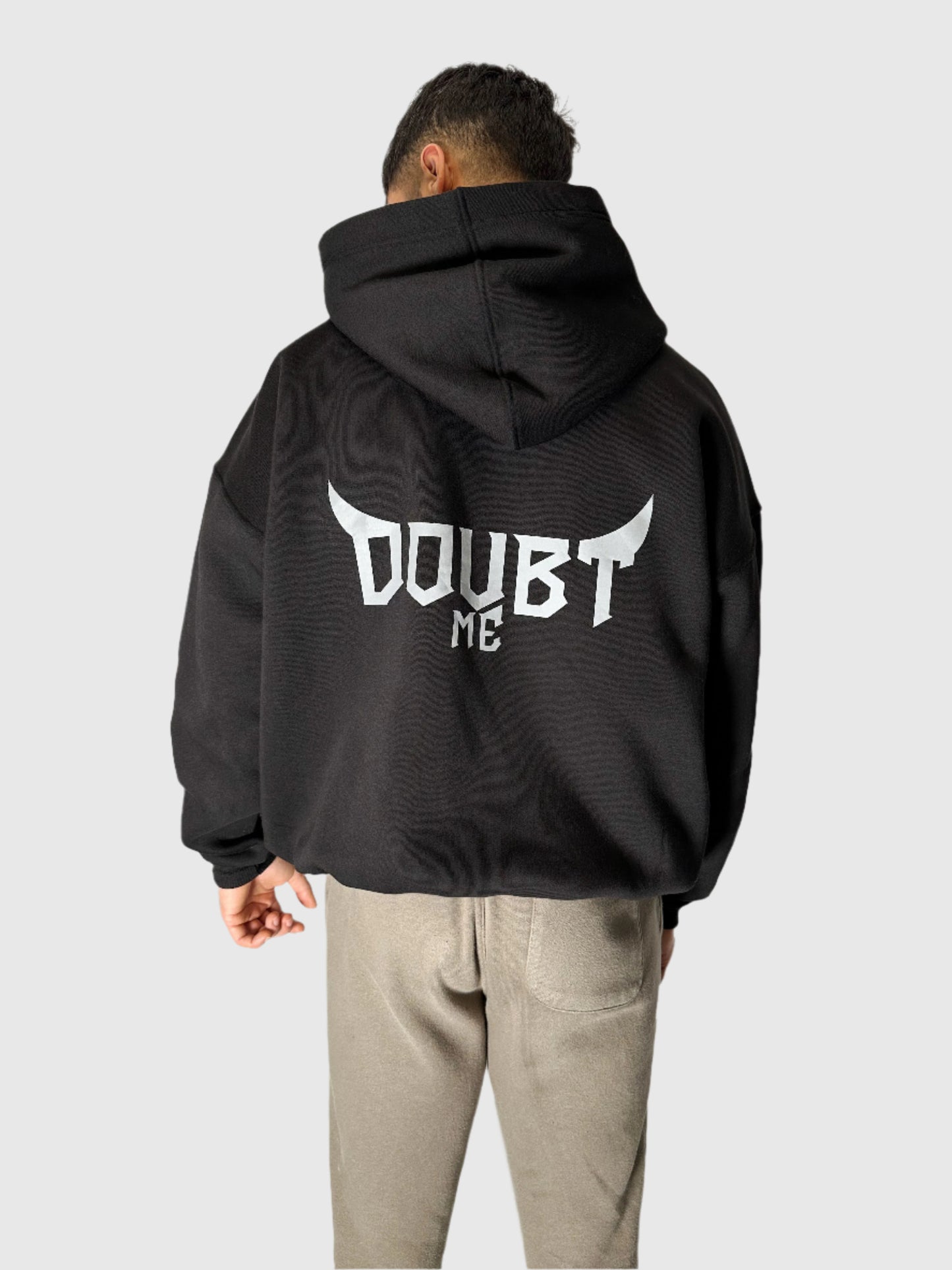Oversized Dark Doubt Hoodie